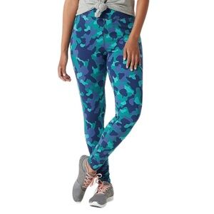 D&Co QVC Active Colorful Camouflage High Waist Leggings Women’s Size 2X